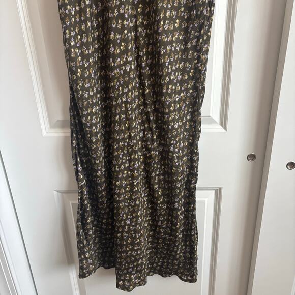 Madewell Women’s Wide V-Neck Midi Slip Dress Ditsy Floral Babydoll Soft Girl 8 - Picture 4 of 16